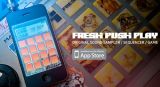 HIFANA プロデュースのサンプラー/ゲーム iPhone アプリ 『Fresh Push Play』が無料で登場!!