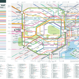 Rail & Subway Map 東京路線図マップ