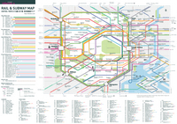 Rail & Subway Map 東京路線図マップ